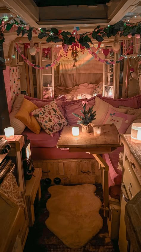 Josie Rose✌️dreamy BusLife 💕 📍UK (@bus.off.josie) • Instagram photos and videos Diy Bus Home Tiny House, Bus Life Ideas, Bus Off With Josie, Bus House Interior, Living In Bus, Bus Homes Converted, Cute Rv Decorating Ideas, Bed Into Sofa, Eclectic Camper