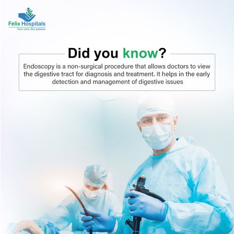 Endoscopy is a non-surgical procedure that aids in diagnosing and treating digestive concerns. Next time you got digestive problems don't forget to check with your doctor regarding Endoscopy procedure. #Endoscopy #gastroenterology #Surgery #wellness #colonoscopy #FelixHospital Endoscopy Procedure, Digestive Problems, Pulmonology, Cardiology, Birthday Poster, Digestion Problems, Surgery, Don't Forget, Health Care