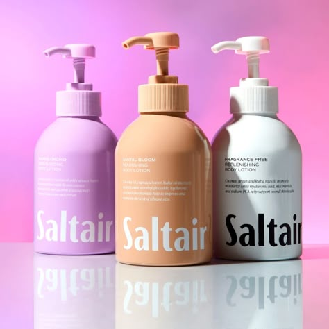 Iskra Lawrence’s Saltair beauty brand adopts the concept of 'bottle po Kids Shampoo Packaging, Body Oil Packaging, Body Wash Packaging, Body Lotion Packaging, Shampoo Packaging, Scented Body Lotion, Shampoo Brands, Iskra Lawrence, Skin Care Packaging