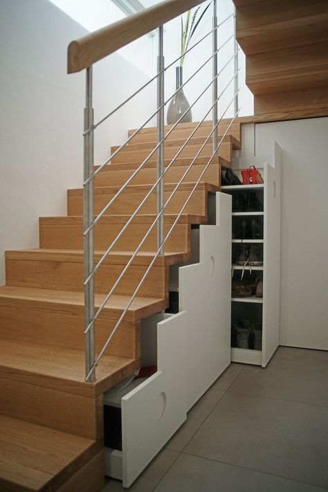 Stair Storage Ideas, Under Stair Storage Ideas, Understair Storage, Under Stair Storage, Space Under Stairs, Stair Shelves, Under Stairs Storage, Under Stair, Stairs Storage