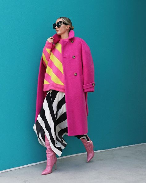 Blair Eadie, Color Blocking Outfits, Embellished Midi Dress, Atlantic Pacific, Fashion Sites, Paris Texas, Matches Fashion, Fashion Week Street Style, Colorful Style