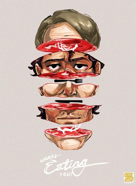 Sachin Teng, Hannibal Art, Hannibal Series, Hannibal Lecter, The Words, Serie Tv, Drawing Inspiration, Aesthetic Art, Amazing Art