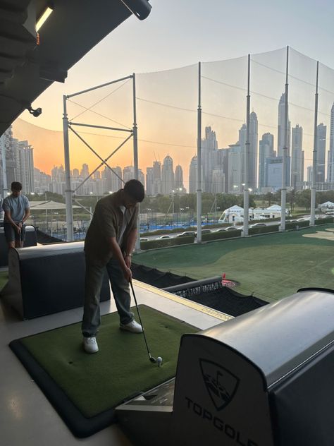 #topgolf #dubai Dubai Golf, Top Golf, Story Highlights, Insta Posts, Golf Clubs, Good Times, Dubai, Golf, Sports