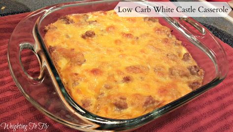 White Castle Casserole, White Castle Hamburgers, White Castle Burgers, Keto Burger, Hamburger Casserole, Low Carb Casseroles, White Castle, Best Casseroles, Onion Soup Mix