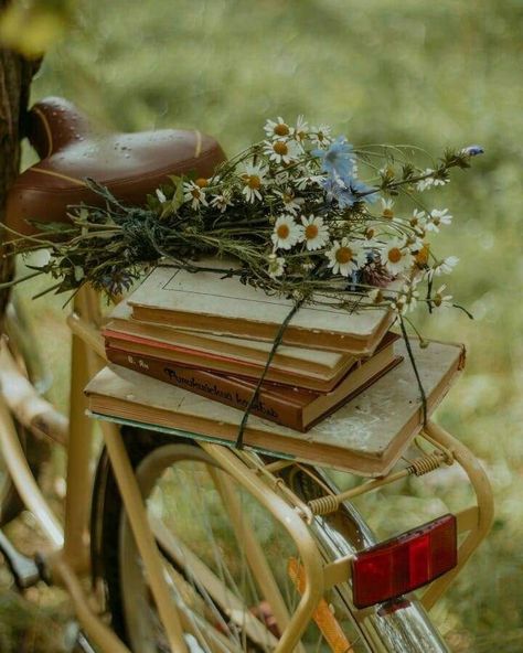 Bicycle With Flowers, Ivy House, Book Flowers, I Want To Ride My Bicycle, Beautiful Bike, Cottage Core Aesthetic, Cottagecore Aesthetic, Spring Vibes, Anne Of Green Gables