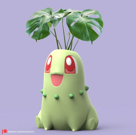 Pokemon Ceramics, Paint Planter, Pokemon Clay, Pokemon Planter, Clay Pokemon, Digital Drawing Tablet, Pottery Handbuilding, Game Concept Art, Diy Paint