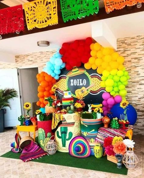 Fiesta Mexicana para Hombre | Decoración, pasteles y más Fiesta Mexicana Ideas, Ideas Para Decorar Una Fiesta, Mexico Party, Mexican Party Decorations, Mexican Fiesta Party, Fiesta Birthday Party, Fiesta Theme Party, Mexican Party Theme, 1st Birthday Party Themes