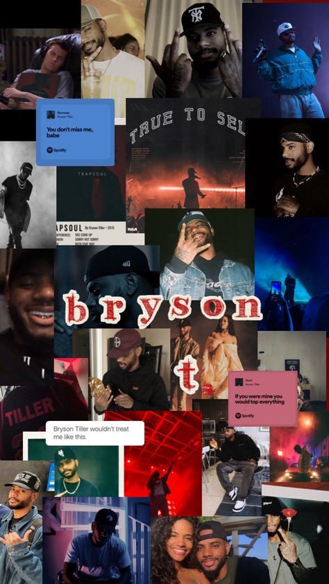 Bryson Tiller Collage, Bryson Tiller, Collage