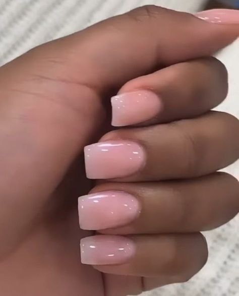 Short Tapered Square Nails Pink, Short Natural Pink Acrylic Nails, Milk Pink Nails Acrylic, Short Square Acrylic Nails Simple One Color, Natural Color Nails Acrylic, Nude Pink Square Nails, Natural Color Acrylic Nails, Short Natural Acrylic Nails, Nude Baddie Nails Short