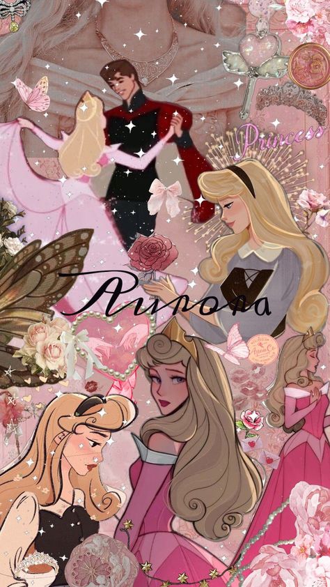 #aurora #princess #pink #disneyprincess #beautiful Princess Aurora Aesthetic Wallpaper, Aurora Sleeping Beauty Aesthetic Pink, Cinderella Wallpaper, Aurora Princess, Sleeping Beauty Princess, Disney Drawings Sketches, Disney Princess Aurora, Princess Wallpaper, Disney Collage