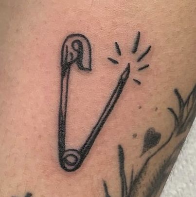 Tiny Punk Tattoos, Skateboard Stick And Poke, Blocky Tattoos, Punk Flash Tattoo, Stick N Poke Hand Tattoos, Simple Punk Tattoos, Weird Core Tattoos, Folk Punk Tattoo, Small Long Tattoos