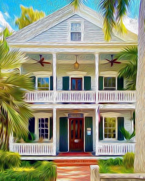 All Posts • Instagram Key West Cottage, Hemingway House, Key West Hotels, West Home, Aluminum Sheets, West Art, Gallery Artwork, Limited Edition Giclee, Handcrafted Art