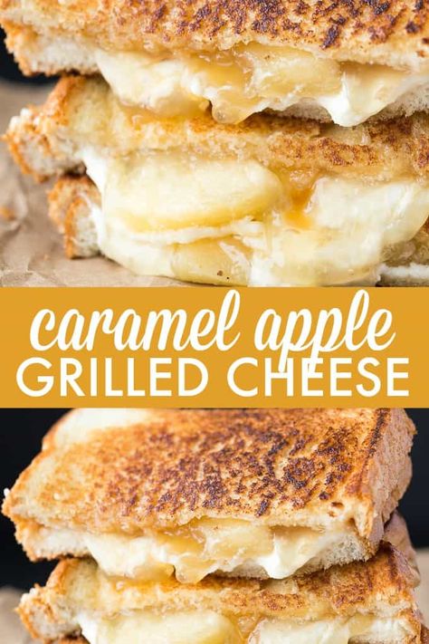 Apple And Brie, Apple Grilled Cheese, Brie Grilled Cheese, Apple Brie, Grilled Cheese Sloppy Joe, Fancy Grilled Cheese, Gourmet Grilled Cheese, Grilled Cheese Sandwiches, Grilled Cheese Recipes