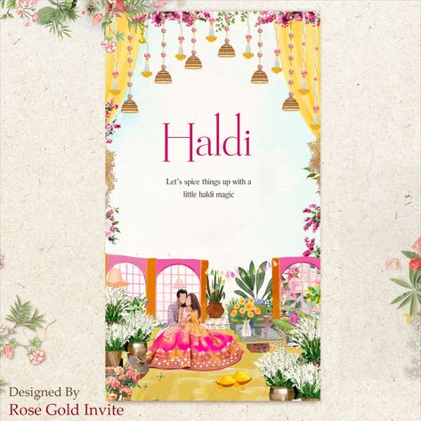 Crafting ideas to invite for a memorable wedding. Jaipur Wedding Invite, Haldi Card, Wedding Collaterals, Carnival Invite, Haldi Invite, Cocktail Book Design, Card Animation, Flex Design, Indian Wedding Invitation Card Design