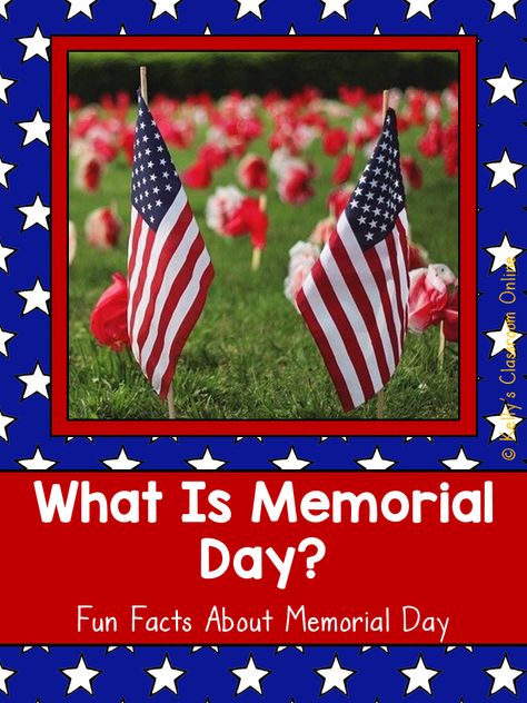 Two American flags  and red poppies decorate a cemetery on Memorial Day. #kellysclassroomonline Memorial Day Facts, Memorial Day Tribute, Memorial Day Bulletin Board Ideas, What Is Labor Day, Holiday Boards, Memorial Day Activities, Patriotic Activities, Bible Object Lessons, American Holidays