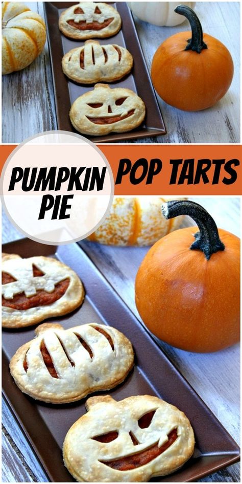 Pop Tart Pie, Pumpkin Pop Tarts, Recipe For Pie Crust, Pop Tarts Recipe, Recipe For Pumpkin Pie, Themed Breakfast, Sweet Toast, Mini Meals, Poptart Recipe