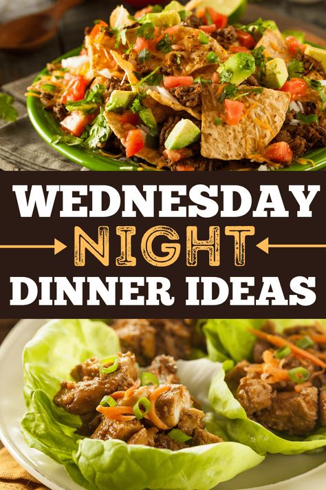 These easy Wednesday night dinner ideas are perfect for mid-week meals! From mac and cheese to tacos to sloppy joes, give yourself a break in the kitchen with these quick dishes. Wednesday Night Dinner Ideas, Wednesday Dinner, Ground Beef And Cabbage, Night Dinner Recipes, Graduation Dinner, Late Night Dinner, Good Wednesday, Quick Dishes, Dinner Night