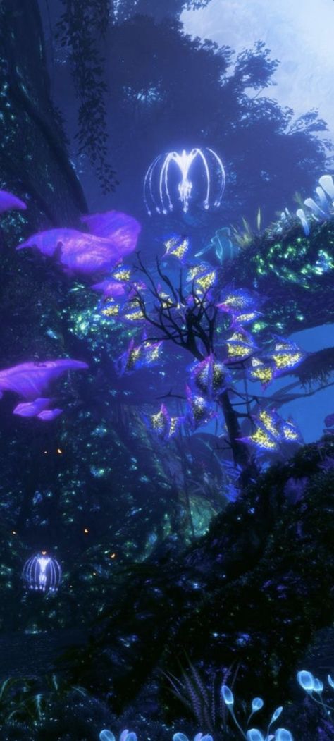 Avatar Forest, Pandora Forest, Avatar Wallpaper, Underwater Flowers, Earth Fairy, Blue Avatar, Water Pictures, Indie Art, Forest Wallpaper