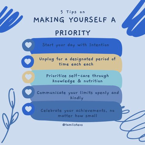 Making yourself a priority is an ongoing journey, & these tips can serve as gentle reminders to nurture your mental & emotional well-being. 💖 #SelfCareTips #PrioritizeYou #TamListens Nurture Yourself, Break The Stigma, Make Yourself A Priority, Personal Growth Quotes, Healthy Mind, Mindful Living, Mental Wellness, Emotional Wellness, Self Discovery