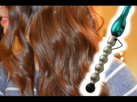 Bedhead Curling Wand, How To Use Bubble Curling Wand, Bubble Curling Wand Results, Bubble Wand Curls Tutorial, Hair Wand Tutorial, Bubble Wand Curls, Bubble Curling Wand, Wavy Hair Tools, Curling Wand Tutorial