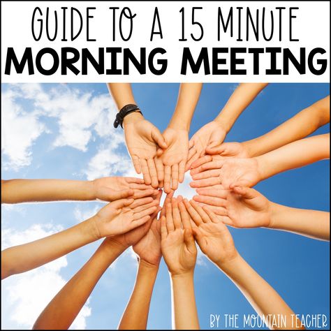 Guide your Responsive Classroom morning meeting daily with these effective activities. Students will learn different greetings, share, do an activity, review a morning message, go over the daily schedule and more each day in this 15 minute guide. Great for ANY elementary classroom - 1st, 2nd, 3rd, 4th, 5th grade or kindergarten. Implement this easy routine with no prep materials for the entire year. Responsive Classroom Morning Meeting, Morning Meeting Board, Classroom Morning Meeting, Star Student Poster, Pencil Challenge, Morning Meeting Greetings, Teaching Procedures, 5th Grade Activities, Student Posters