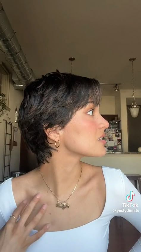 Women Short Pixie Haircut, Short Hair European Style, Pixie On Straight Hair, 80s Pixie Haircut, Aesthetic Pixie Haircut, Women’s Pixie Cut, Square Face Pixie Haircut, Straight Haircut Short, How To Style Pixie Hair