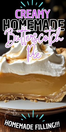 Creamy Homemade Butterscotch Pie Homemade Butterscotch Pie Recipes, Amish Butterscotch Pie, Old Fashioned Butterscotch Pie, Butterscotch Meringue Pie, Homemade Pies For Thanksgiving, Dolly Parton Butterscotch Pie, Old Fashion Butterscotch Pie, Butterscotch Pie Old Fashioned, Homemade Pies Recipes