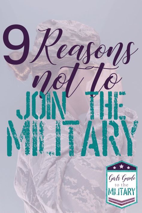 It is important to look at the advantages of the military, but it also important to consider reasons not to join the military. The fact of the matter is Female Military, Veterans Discounts, Military Lifestyle, Family Resources, Joining The Military, Military Branches, Military Support, Military Spouse, Military Family