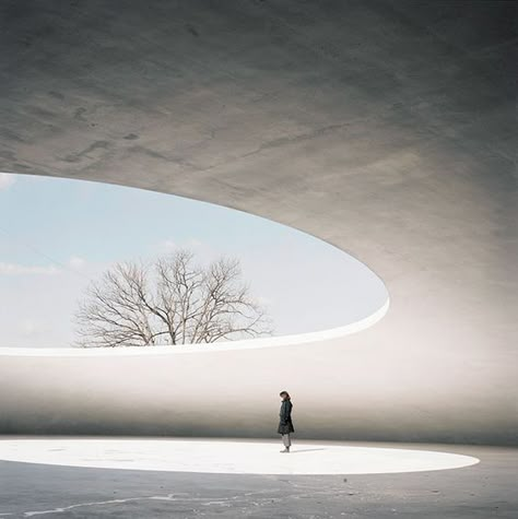 Kagawa Japan, Teshima Art Museum, Ryue Nishizawa, Kagawa, Brutalist Architecture, Minimalist Architecture, Space Architecture, Brutalism, Art And Architecture