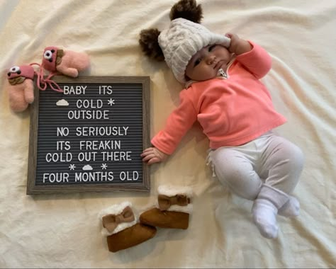 January Baby Milestone Ideas, 2 Month Letter Board Ideas, 9 Month Milestone Pictures, January Baby Monthly Picture, January Milestone Baby Picture, January Monthly Baby Picture, January Baby Photoshoot Ideas, January Photos, Postpartum Photography