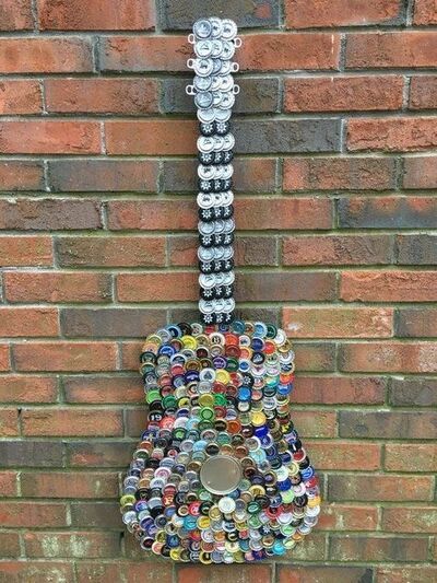 70 Creative Bottle Cap Ideas and Crafts - Craftionary Mexican Lamps, Beer Cap Crafts Diy, Beer Bottle Cap Art, Easy Recycled Crafts, Beer Bottle Cap Crafts, Diy Bottle Cap Crafts, Beer Cap Art, Bottle Top Crafts, Bottle Cap Projects