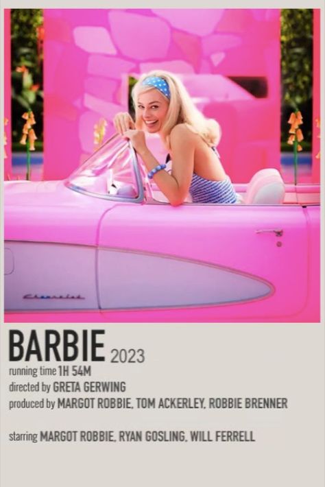 Barbie Polaroid Poster, Greta Gerwig Noah Baumbach, Barbie Polaroid, Movie Polaroids, Aqua Barbie Girl, I'm A Barbie Girl, Tom Ackerley, Noah Baumbach, Aqua Walls