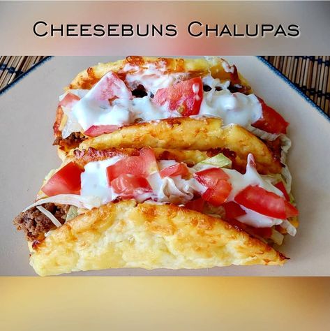 Keto Chalupa, Fried Bread Recipe, Simply Keto, Bread Recipe Video, Cheese Buns, My Keto, Fry Bread, Easy Cheesecake Recipes, Keto Challenge