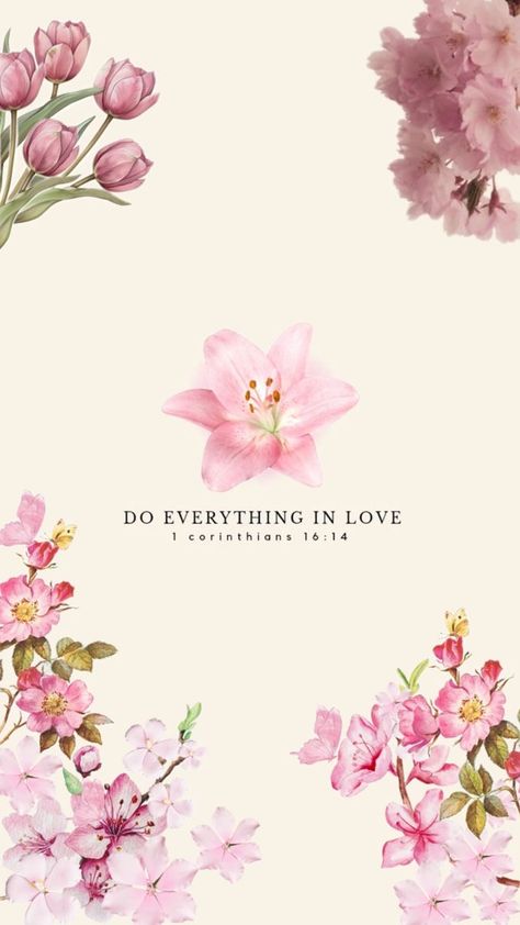 Bible Quotes Background, Cute Bible Verses, Wallpaper Bible, Christian Quotes Wallpaper, Cute Bibles, Bible Verse Background, Comforting Bible Verses, Youversion Bible, Do Everything In Love