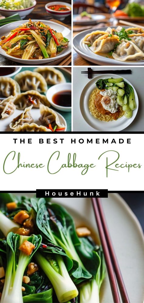 Elevate your meals with the crispness of bok choy and the sweetness of napa cabbage! Explore 20 delightful Chinese cabbage recipes, from savory stir-fries to refreshing salads and more. Get ready to infuse your dishes with the unique flavors of Chinese cuisine. With easy-to-follow steps, you'll be on your way to culinary mastery! Chinese Cabbage Recipe, Chinese Beef Noodle Soup, Broth Soups, Nonveg Recipes, Quick Pickle Recipe, Black Eyed Pea Soup, Refreshing Salads, Island Recipes, Chinese Foods