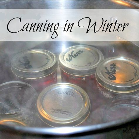 Foods to can during the winter months. Foods To Can, Water Bath Cooking, Chickens In The Winter, Canning 101, Canning Vegetables, Canning Food Preservation, Canned Food Storage, Canning Tips, Water Bath Canning