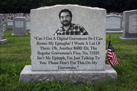 7 Funny Tombstone Ideas For The Wittily Deceased Comedy Writing, Literary Magazine, Short Humor, Tombstone, Non Fiction, Poetry, The House, Baseball Cards, Humor