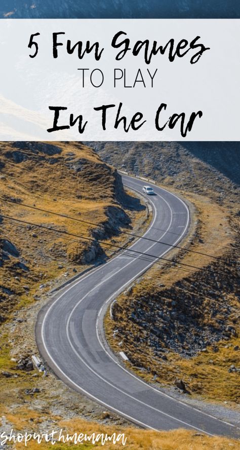 5 Fun Games To Play In The Car #travel #roadtrip #roadtrips #gamesforkids #games #travelgames Games For Road Trips, Roadtrip Games, Fun Games To Play On A Road Trip, Games To Play In The Car, Travel Games For The Car, Games To Play On A Road Trip In The Car, Road Trip Entertainment For Teens, Car Ride Games, Diy Travel Games