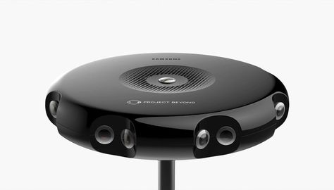 samsung project beyond camera teleports gear VR wearer around world Cyberpunk Camera, Stereo Camera, Vr Camera, 3d Camera, Samsung Camera, Virtual Reality Technology, 360 Degree Camera, Virtual Reality Headset, Vr Headset