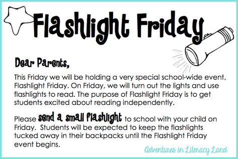 Turn out the lights and turn on reading engagement with Flashlight Fridays! School Wide Reading Incentive Program, Literacy Week Door Decorations, Ar Incentives, Reading Week Ideas, Flashlight Friday, Literacy Week, Student Incentives, Reading Rewards, March Reading