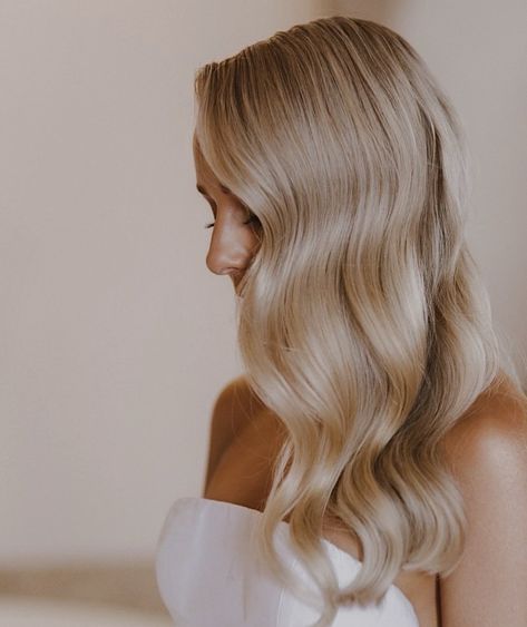 Bridal Glam Waves, Soft Bridal Glam, Sweet 16 Makeup, Bridal Waves, Bridal Hairstylist, Bridal Glam, Glam Waves, Waves Hair, Soft Beauty