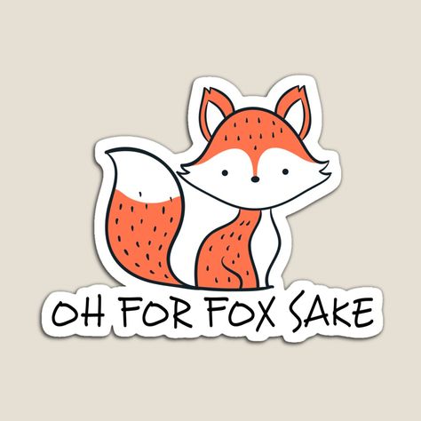 Get my art printed on awesome products. Support me at Redbubble #RBandME: https://www.redbubble.com/i/magnet/Oh-For-Fox-Sake-by-csaron92/54709097.TBCTK?asc=u For Fox Sake, Fox Sake, Sake, Fantasy Art, Podcast, My Art, Awesome Products, Independent Artist, Fox