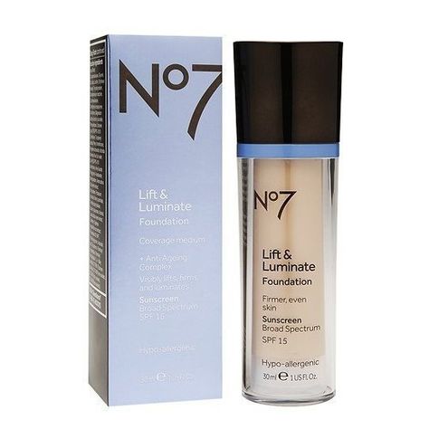 No7 Foundation, Boots No7, Broad Spectrum Sunscreen, Spf Sunscreen, Spf 15, No Foundation Makeup, Makeup Foundation, Facial Skin Care, Professional Makeup