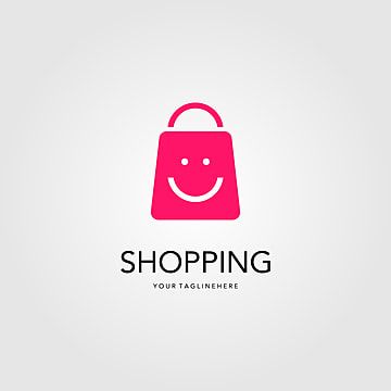 Shopping Bag Icon Logo, Personal Shopper Logo, Shopping Bag Logo, Monkey Logo Design, Smile Png, Shopping Logo, Abstract Alphabet, Identity Illustration, Cat Logo Design