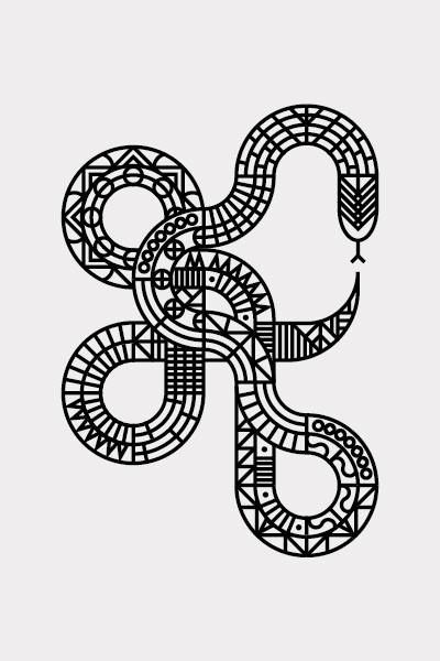 b36f8e41cf2a03b51675d5f02108a0c5 Lines Tattoo, Tattoo Painting, Snake Illustration, Snake Art, Graphic Design Agency, Design Textile, Line Illustration, Snakes, Graphic Design Inspiration