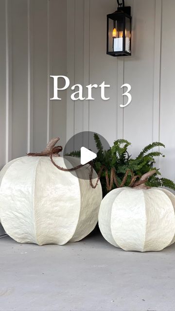 Paper Mache Pumpkins Diy, Better Homes And Gardens Magazine, Paper Mache Pumpkins, Southern Living Magazine, Paper Pulp, Paper Mache Art, Fall Thanksgiving Decor, Fall Craft, Diy Pumpkin