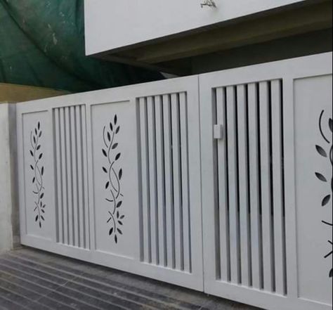 Modern Stainless Steel Swing Main Gate for Home Modern Simple Gate Design, Ms Steel Gate Design, Ms Front Gate Design, Ms Gate Design Modern Entrance, Latest Main Gate Designs Sliding, Sliding Gate Designs For Home, Main Gate Design Entrance Iron Doors Sliding, Simple Gate Design Modern Steel, Simple Iron Main Gate Design