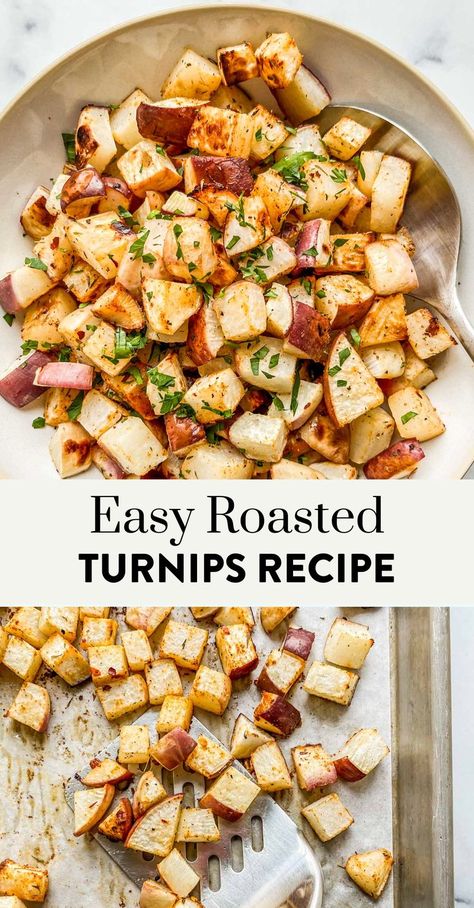 Turnips Recipe, Roasted Turnips, Turnip Recipes, Vegetable Side Dish, Grain Bowls, Root Vegetable, Turnips, Vegetable Side, Vegetable Sides