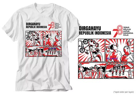 Desain baju 17 Agustus keren terbaru, unik dan selalu di update yang bisa di jadikan kaos panitia agustusan dari tahun 2021, 2022, 2023 hingga sekarang. Contoh Desain Baju 17 Agustus Keren Desain baju keren untuk memperingati hari kemerdekaan Republik Indonesia yang jatuh pada tanggal 17 Agustus setiap tahunnya sangatlah penting. Terdapat berbagai macam contoh desain … Drama Poster, 17 Agustus, Graffiti Characters, Shirt Design Inspiration, Promotional Design, Graphic Design Fun, Independence Day, Mockup, Digital Design