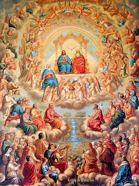 Communion of Saints Catholic Pictures, Saints Days, Religious Pictures, The Last Supper, Catholic Images, All Saints Day, Ayat Alkitab, Jesus Christ Images, Biblical Art